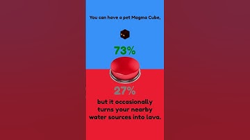 Would you press the button? (Minecraft Edition) Part 48 #Shorts #WouldYouRather #Gaming