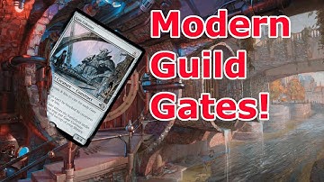 Many Gates.  Big Creatures.  Wow.  Modern Guildgate Control (Magic the Gathering, MTG)