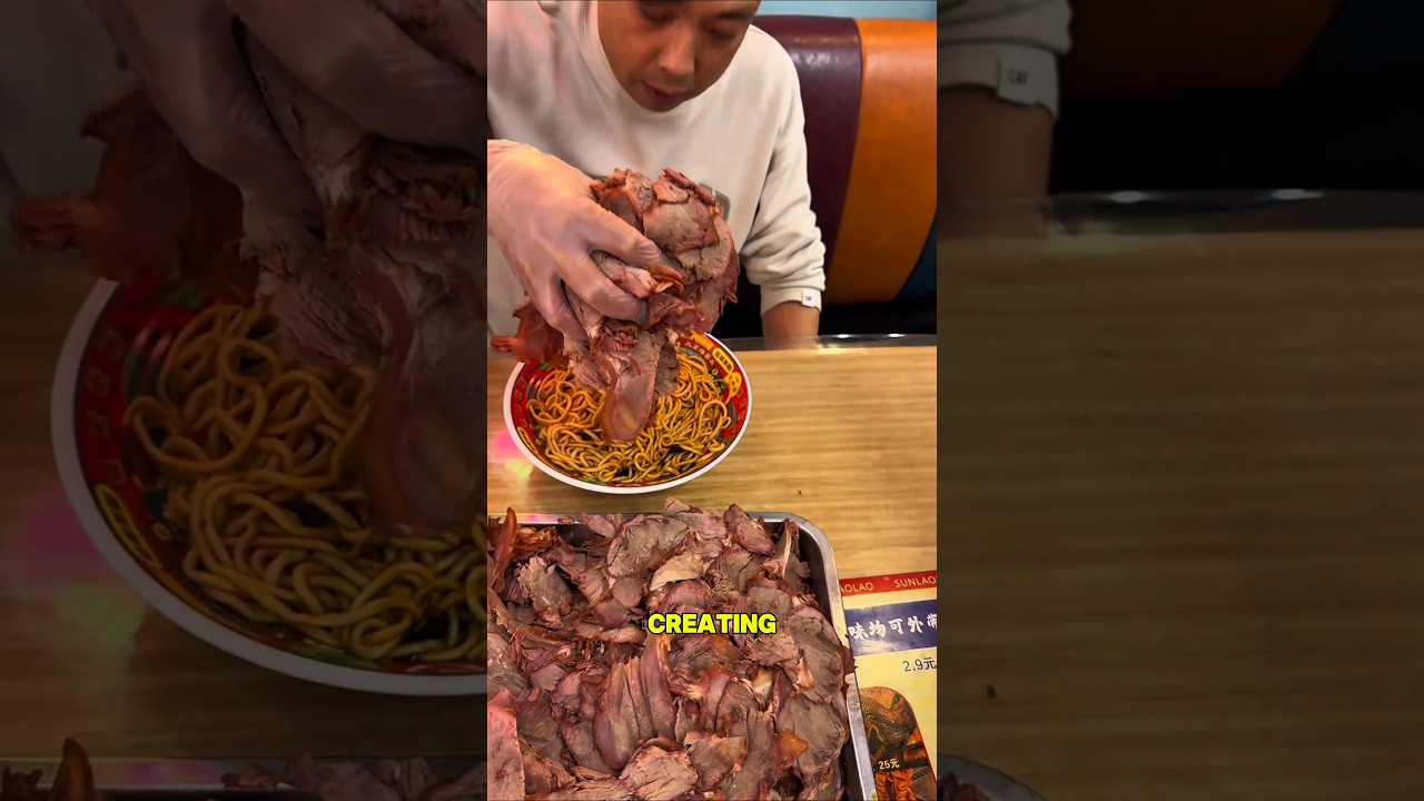 Челлендж «Схвати как можно больше говядины».