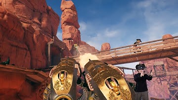 Cowboy enthusiast? Check out this shooting game! Pimax 4k+NOLO CV1