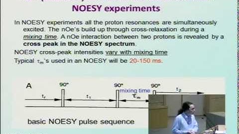 WeNMR lecture on structure detemination of biomolecules by NMR given by Prof. A. Rosato
