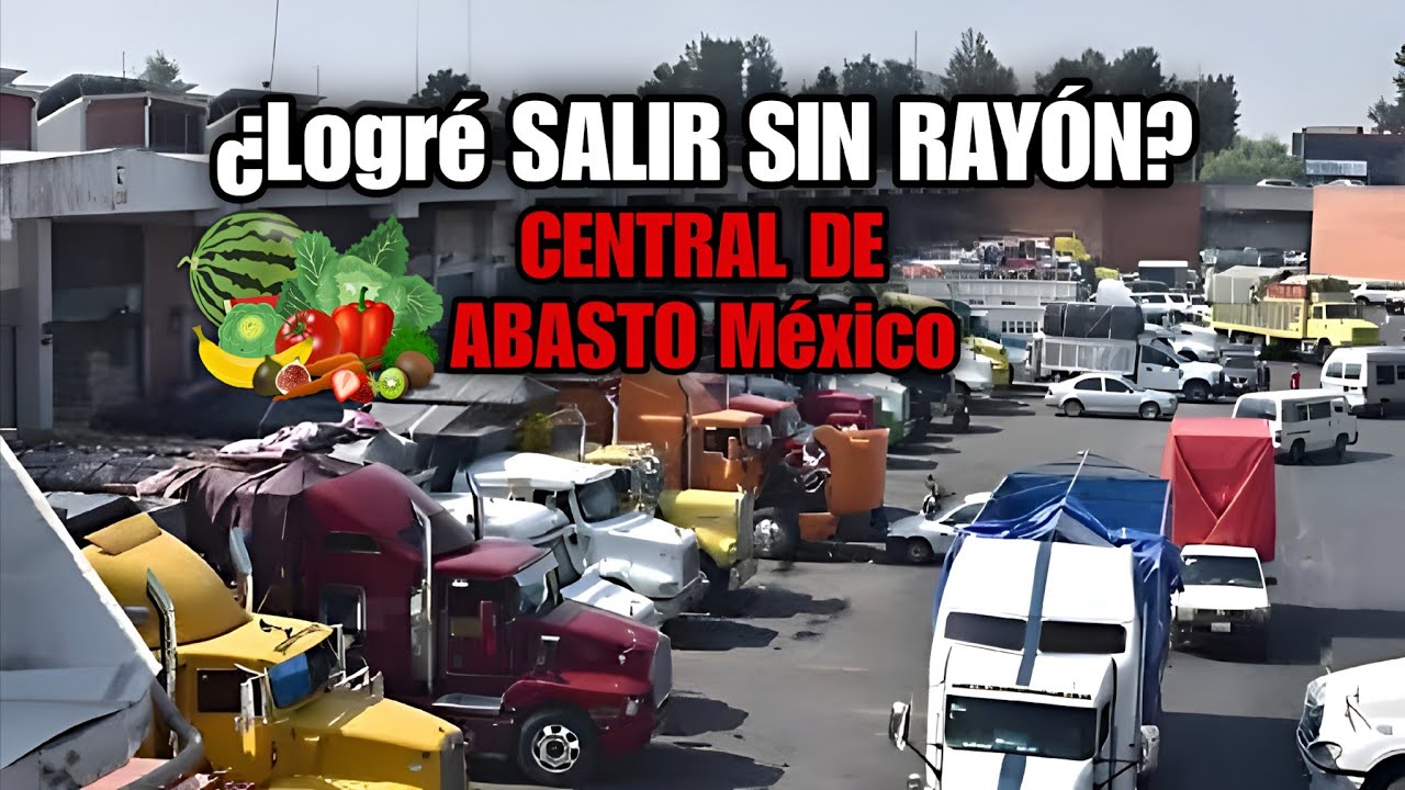 Maniobra en la Central de Abastos#trailer #TrailerosDeLujo