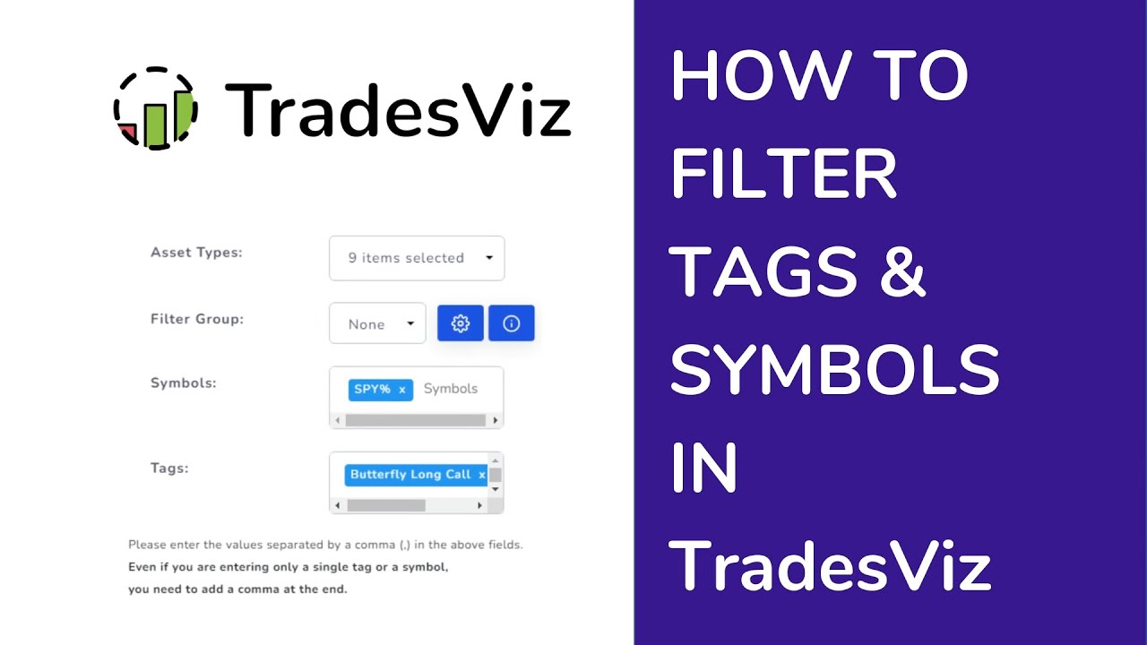 How to filter tags and symbols