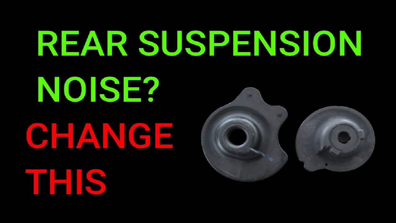 Rear suspension noise Change this rubber YouTube