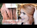 HOW TO | PEACH HAIR | BLONDE HAIR | VLOG