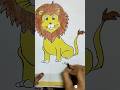 Lion 🦁#shortvideo #art #trending #drawing #trendingshorts #artshorts