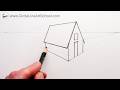 Two-Point Perspective House Drawing for Beginners