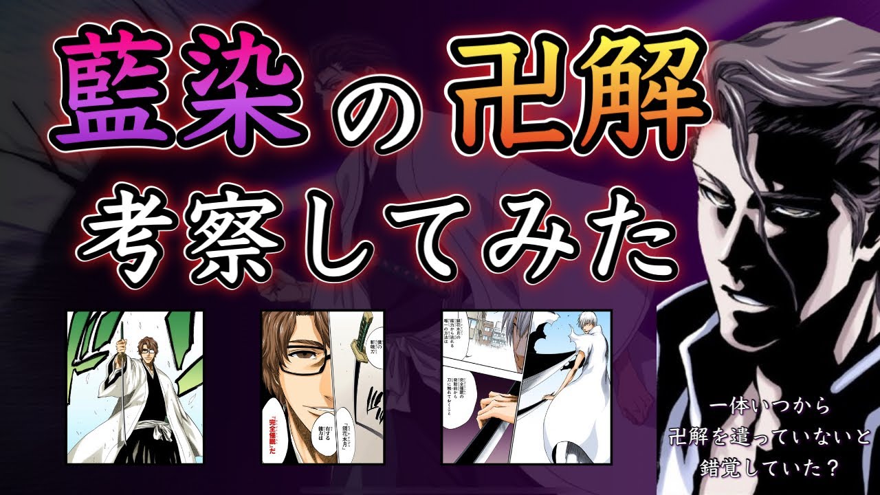 藍染 惣 右 介 卍 解