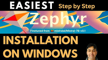 Zephyr 7B Alpha Local Installation on Windows