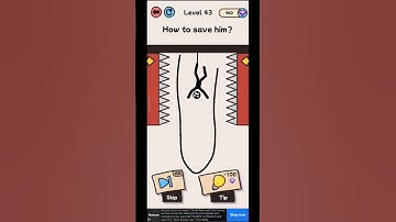 how to save him?? draw to rescue level 43👑#gameplay #games #gamingvideos #kidsgames #gaming #viral ✌