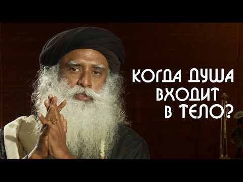 В какой момент душа входит в тело? Садхгуру на Русском