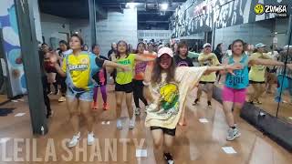 Song " La Ki Nos E Bom " by Djodje | ZUMBA Fitness choreo by ZIN Leila Shanty