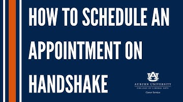 How to Schedule an Appointment on Handshake