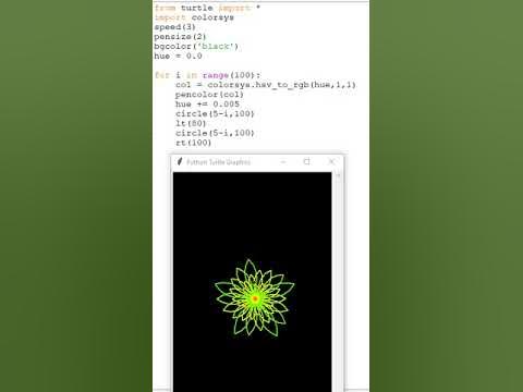 Python plot with script by turtle - YouTube