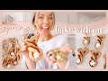 SPRING BAKE WITH ME | Bunny buns & pastel chocolate chip cookies! 🌸✨