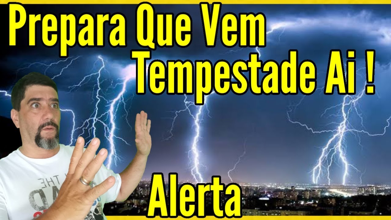 INMET Emite Novo Alerta de Tempestade – Meteorologia – Previsão do Tempo
