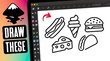 Inkscape Beginner Tutorial: Iconic Stroke Drawings