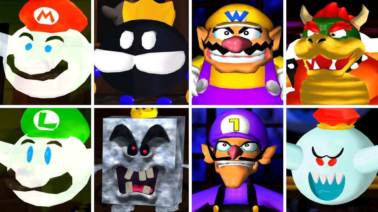 Luigi's Mansion 64 - All Bosses & Ending