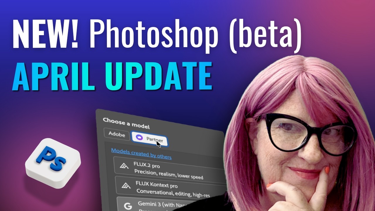 New! Photoshop Beta Update #1: Generative Fill Features - YouTube