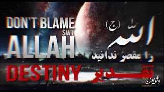 DESTINY: If Every Thing Is Already Written Why Test?