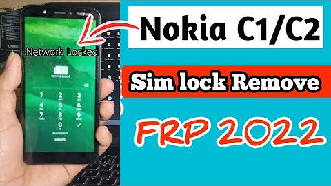 All Nokia Sim Locked Remove || Nokia C1/C2 (TA-1165) Sim Network Unlock useing FuriousGold 2022