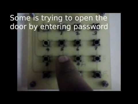 Password Based Door Lock Security System
