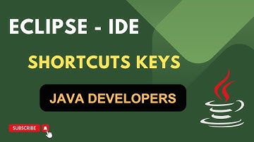 Eclipse - Shortcut Keys | Java Developers #eclipseforjava