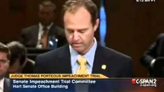 Conclusion of Adam Schiff's Opening Statement in Judge Porteous Impeachment Trial