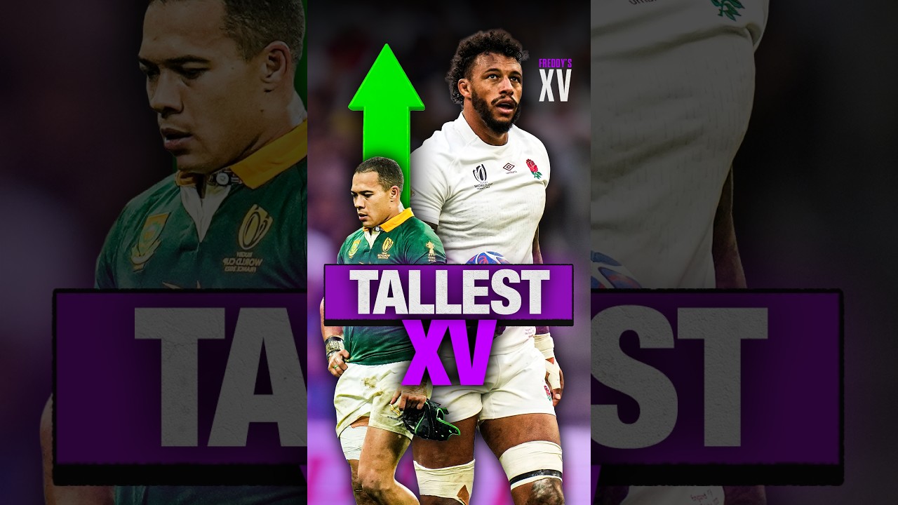 Building the TALLEST forward pack in rugby history! ⬆️🤯
