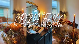 🍂Fall Decor Ideas: Cozy Clean \& Decorate with Me 2023