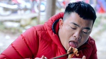 KHÁM PHÁ CHỢ PHIÊN TẢ GIA KHÂU MƯỜNG KHƯƠNG ĂN TOÀN MÓN TỦ, TRỄ CHÂN GIÒ LỢN ĐEN | CHỢ PHIÊN TÂY BẮC