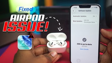 Hoe AirPods-problemen op te lossen na iOS 26-update op iPhone | AirPods werken niet - Oplossing
