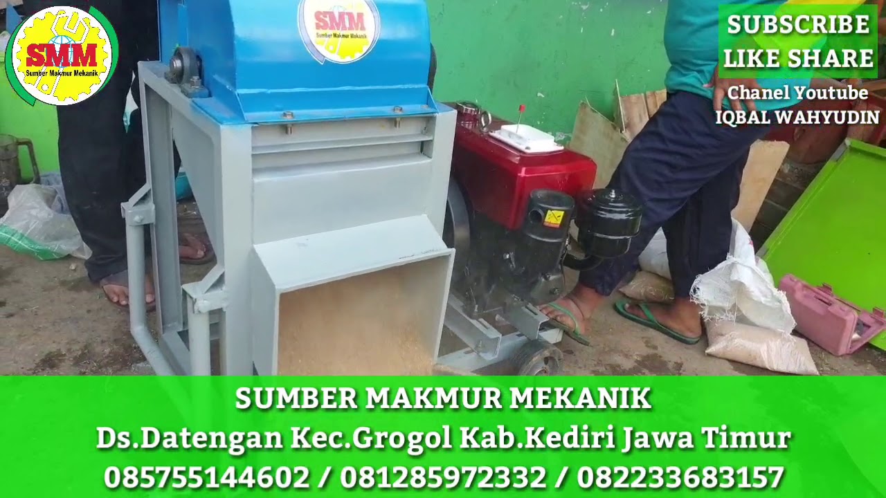  Mesin  Giling Sekam Kulit Padi  Murah Diesel  8PK Mesin  