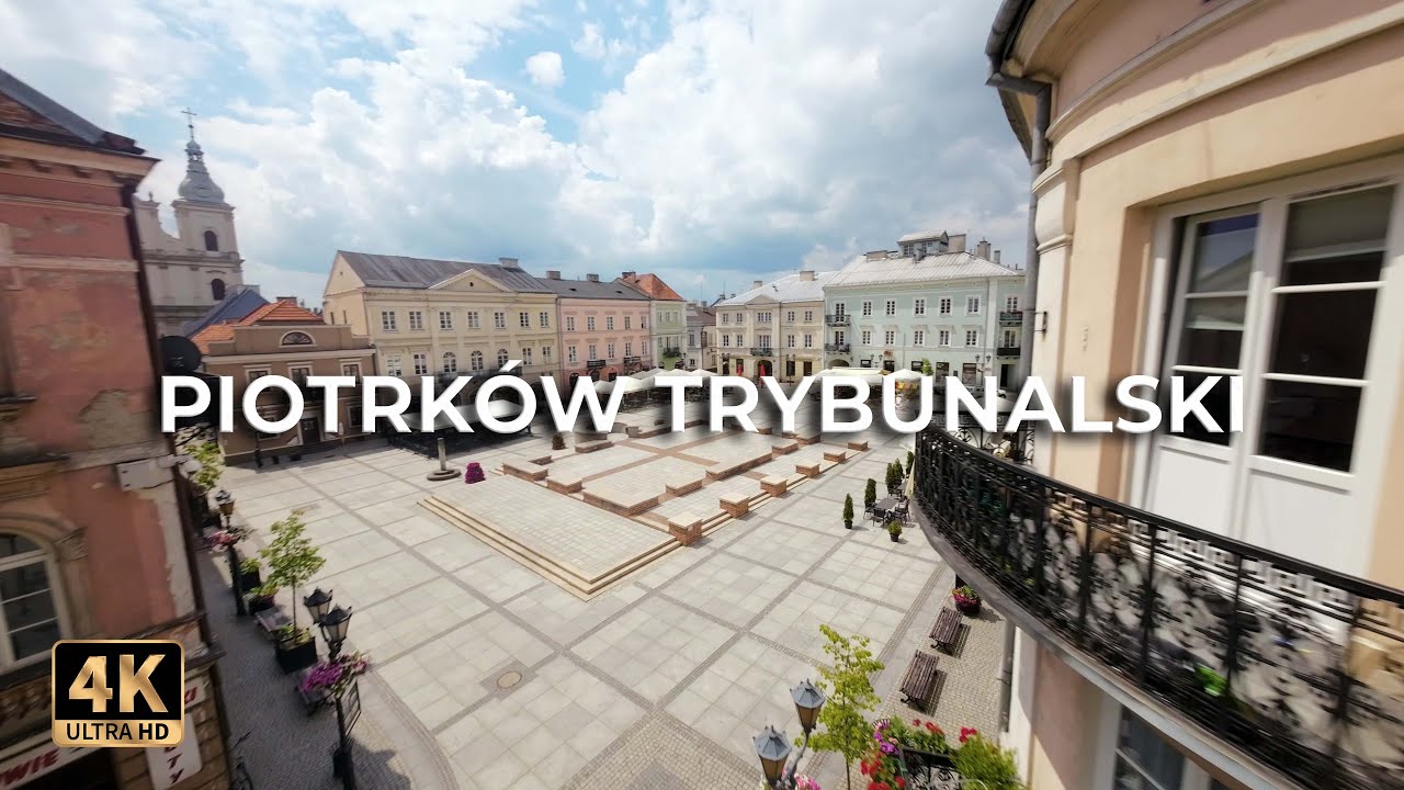 Piotrków Trybunalski Dawniej I Dziś Piotrków Trybunalski | Stare miasto & Dworzec | Lece w miasto™ [4k