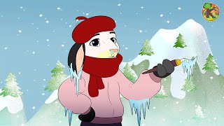 Kurt Ve Yedi Keçi Yavrusu Masalı - Ressam Keçi Dağ Resmi Kondosan Türkçe - Çizgi Film & Masallar