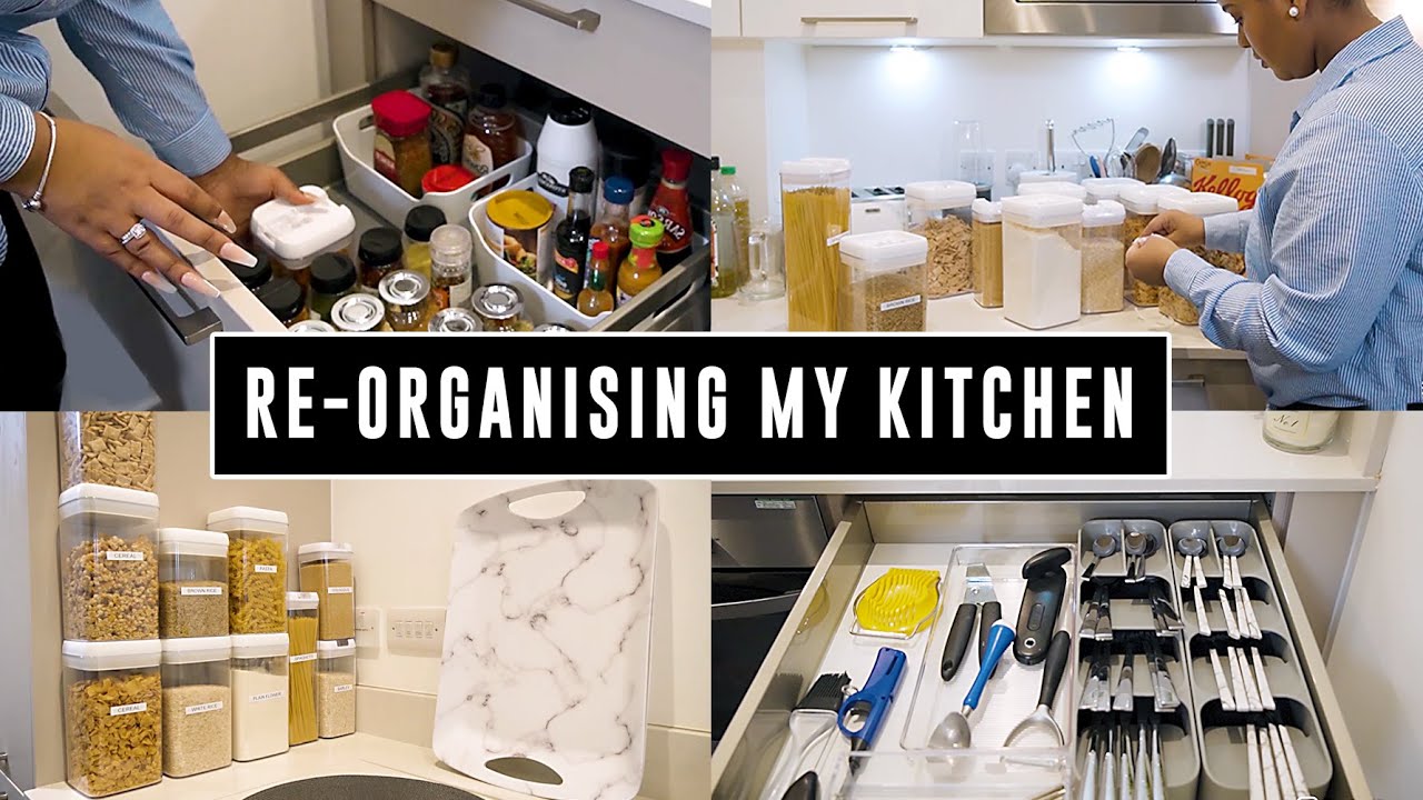 RE-ORGANISING MY KITCHEN | Organisation Hacks & Ideas | 20K Giveaway | Bethel Brown