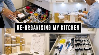 RE-ORGANISING MY KITCHEN | Organisation Hacks & Ideas | 20K Giveaway | Bethel Brown