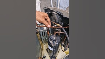 Window AC Gas Charging #windowac #gas #electrical #shorts