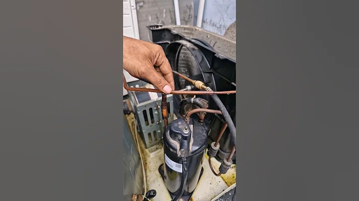 Window AC Gas Charging #windowac #gas #electrical #shorts