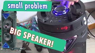 The BIG bluetooth speaker is not charging. ZQS-6203 repair