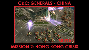 ⛩️C&C: Generals - CHINA - Mission 2: Hong Kong Crisis - BRUTAL⛩️