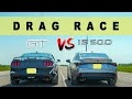 2022 Lexus IS500 vs 2022 Mustang GT, V8 battle ends in good terms. Drag and Roll Race.