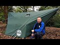 Pomoly canvas hammock hot tent shelter - hot tent camping.