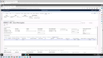 Microsoft Dynamics 365 Purchase Order Partial Received and Cancel Remaining.