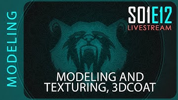 Full tutorial on making a weapon in Maya 2023 and texturing it in 3DCoat - Livestream - S01 E12