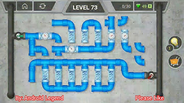 Pipeline Level 73 All 3 stars By Pixign, Android Solution