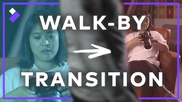 How to do a Walk By Transition Effect | FilmoraPro Tutorial