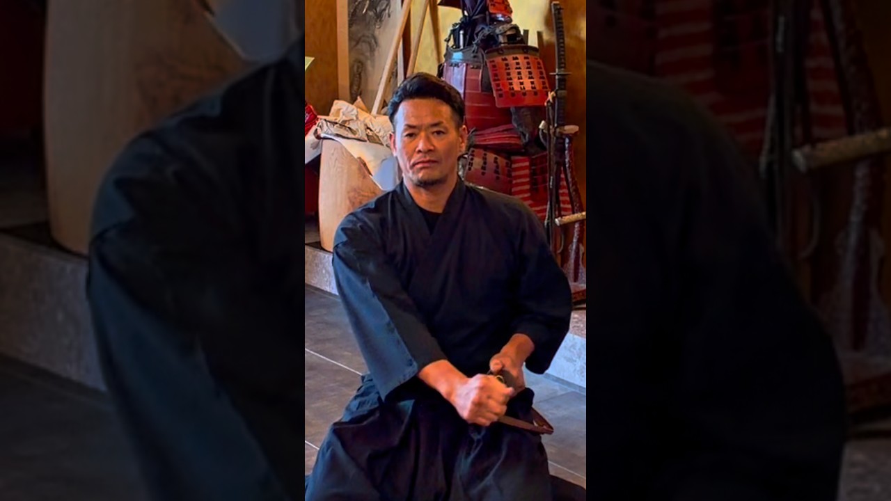 Sharp mind, sharp blade.刃筋を正す #japan #samurai