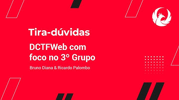 DCTF Web com foco no 3º Grupo - 08/11 às 14h