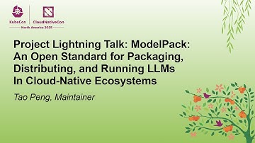 Project Lightning Talk: ModelPack: An Open Standard for Packaging, Distributing, and... Tao Peng